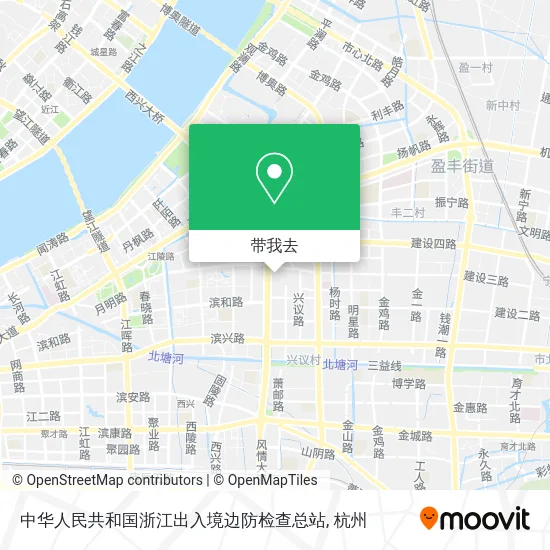 中华人民共和国浙江出入境边防检查总站地图