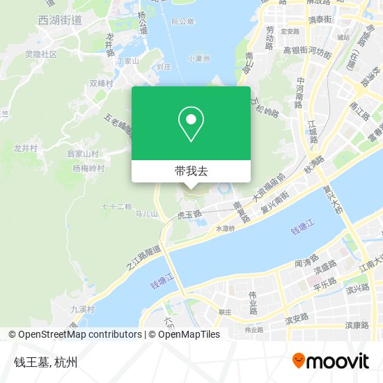 钱王墓地图