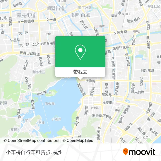 小车桥自行车租赁点地图