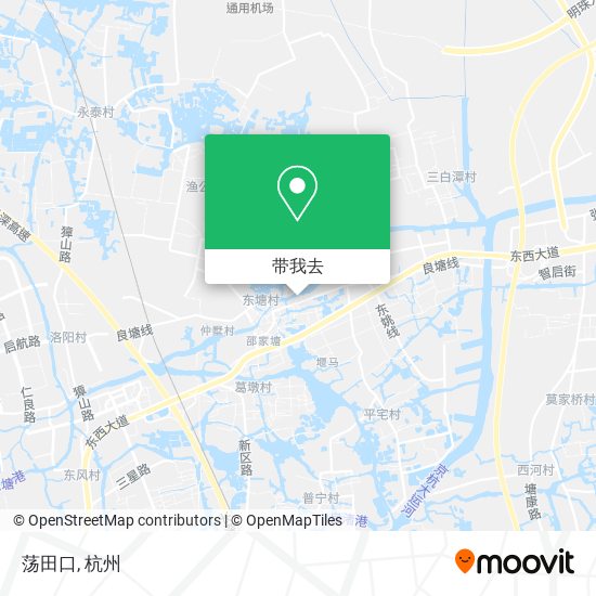 荡田口地图