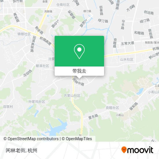 闲林老街地图