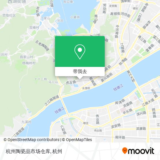 杭州陶瓷品市场仓库地图