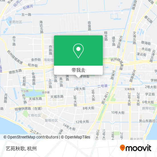 艺苑秋歌地图
