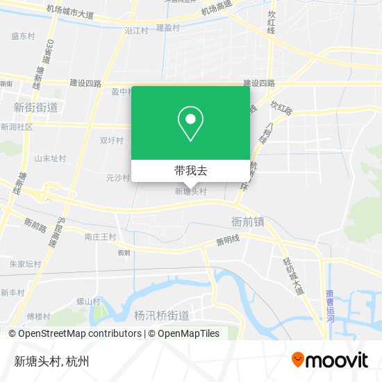 新塘头村地图