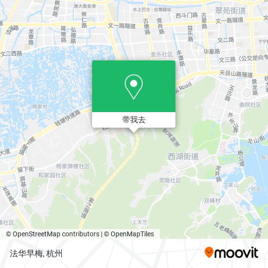 法华早梅地图