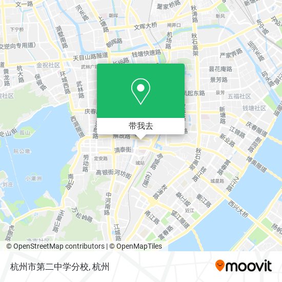 杭州市第二中学分校地图