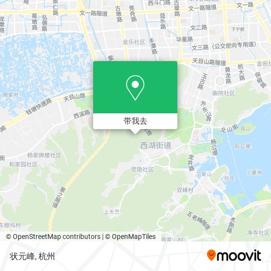 状元峰地图