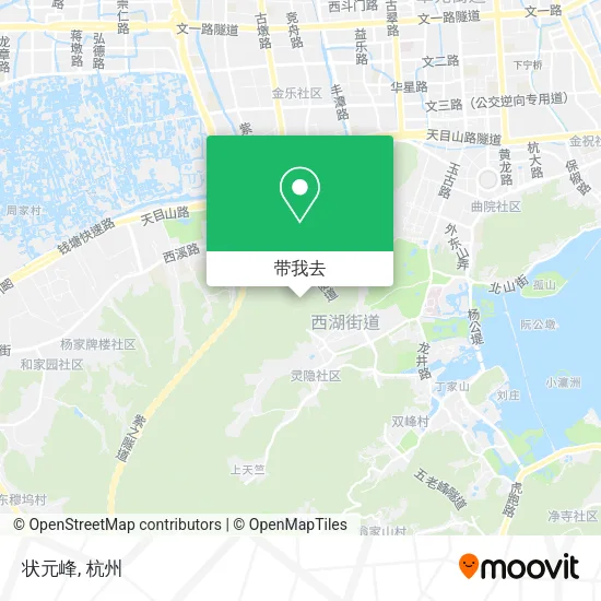 状元峰地图