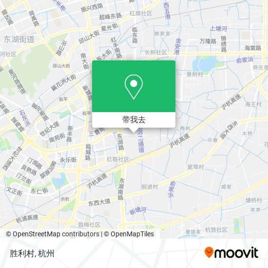 胜利村地图