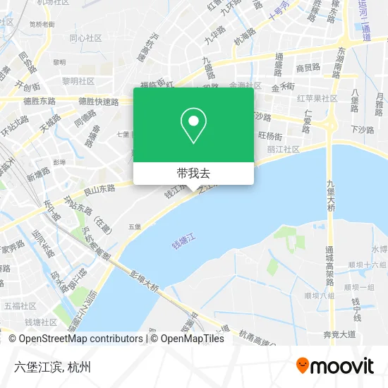 六堡江滨地图
