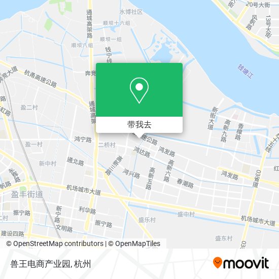 兽王电商产业园地图