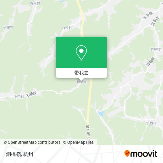 銅橋嶺地图