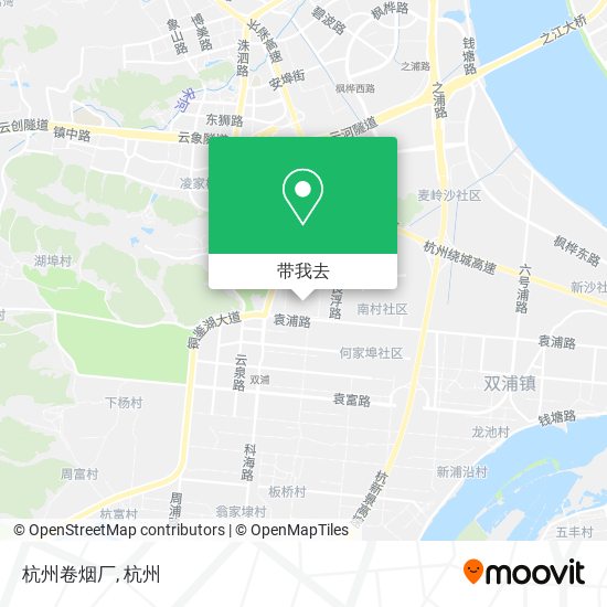 杭州卷烟厂地图