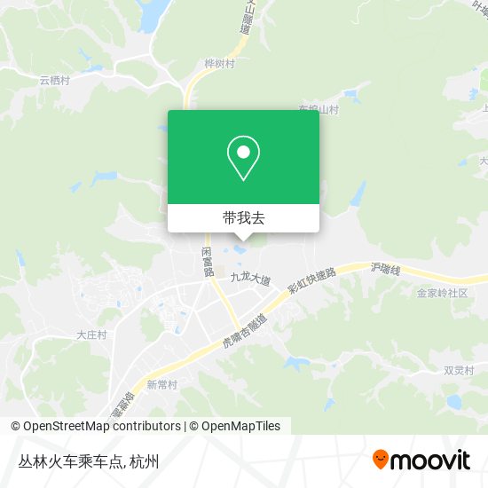 丛林火车乘车点地图