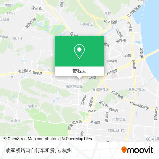 凌家桥路口自行车租赁点地图