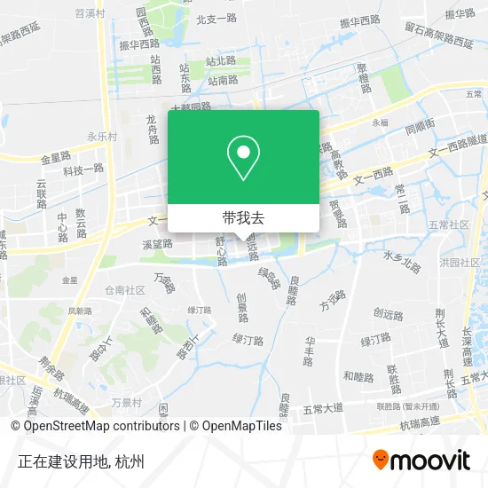 正在建设用地地图