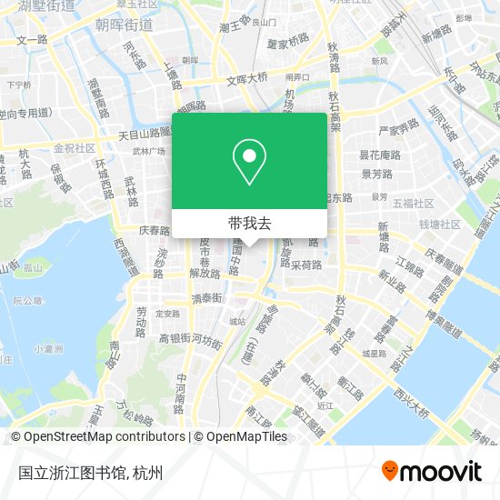 国立浙江图书馆地图