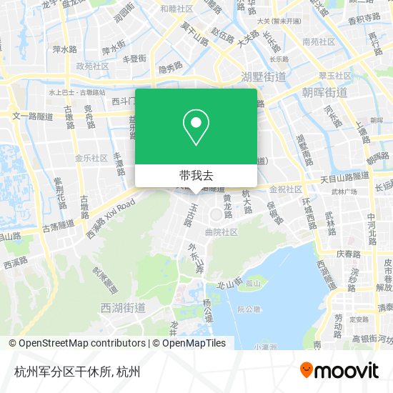杭州军分区干休所地图
