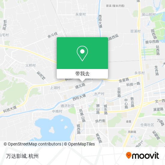 万达影城地图