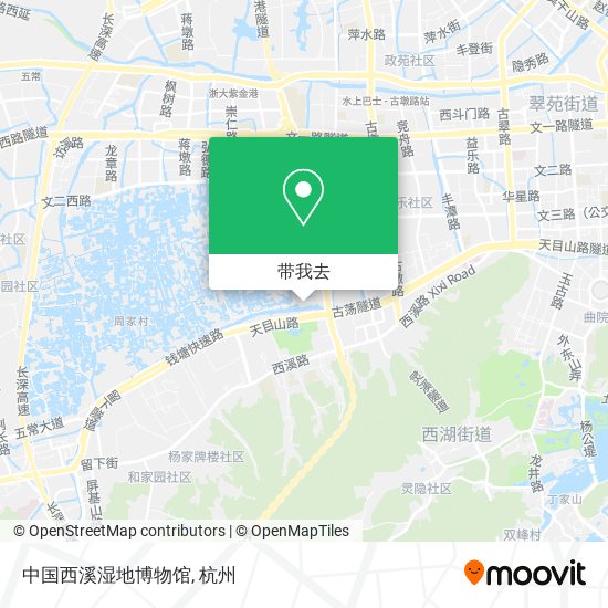 中国西溪湿地博物馆地图