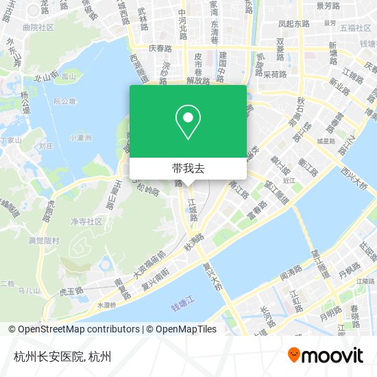 杭州长安医院地图