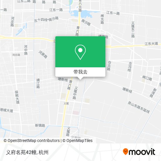 义府名苑42幢地图