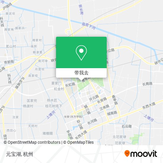 元宝湖地图