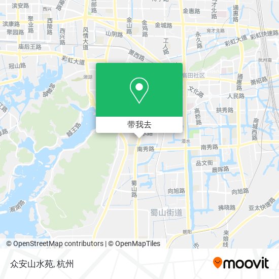 众安山水苑地图