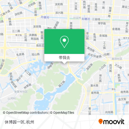 休博园一区地图