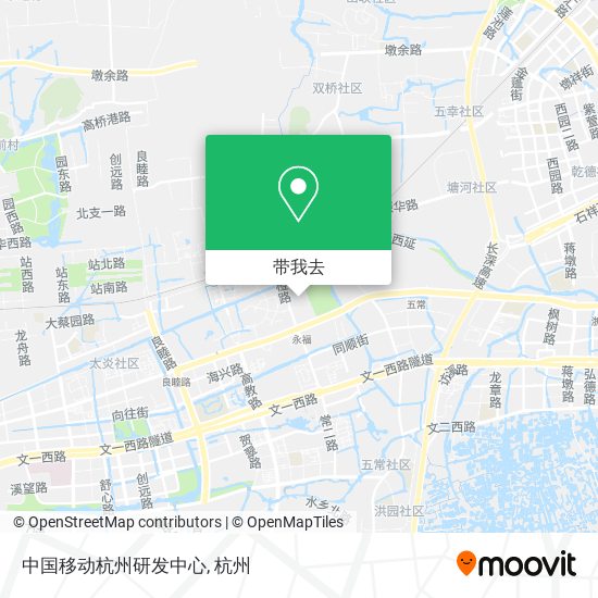 中国移动杭州研发中心地图
