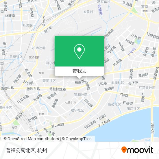 普福公寓北区地图