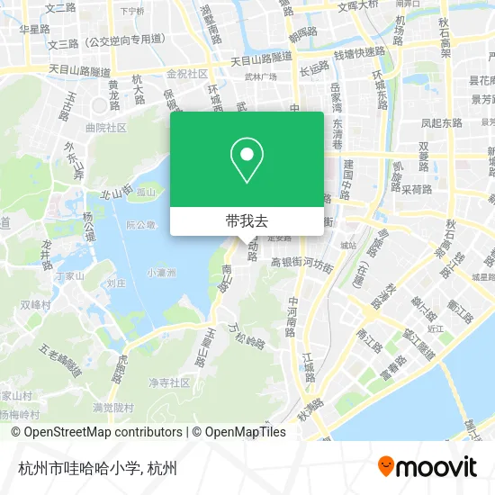 杭州市哇哈哈小学地图