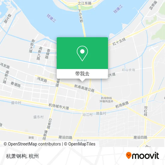 杭萧钢构地图
