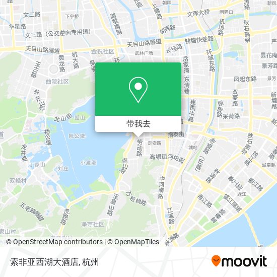 索非亚西湖大酒店地图