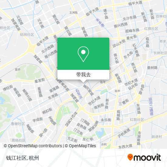 钱江社区地图