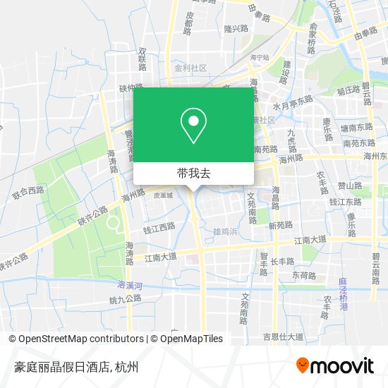 豪庭丽晶假日酒店地图