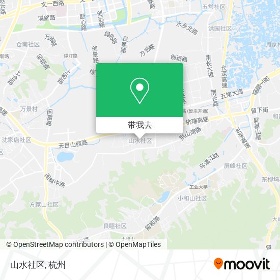 山水社区地图