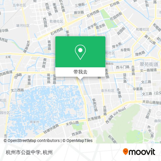 杭州市公益中学地图