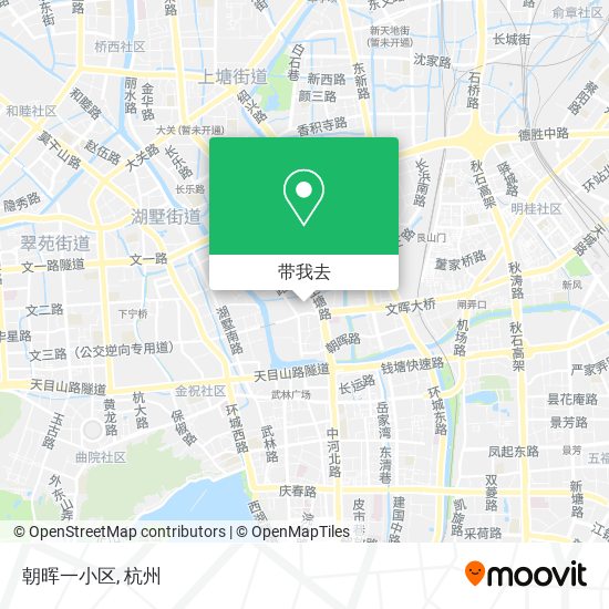 朝晖一小区地图