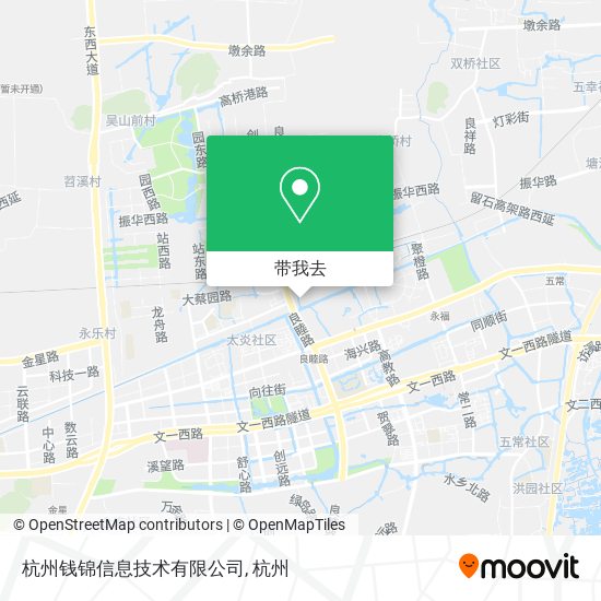 杭州钱锦信息技术有限公司地图