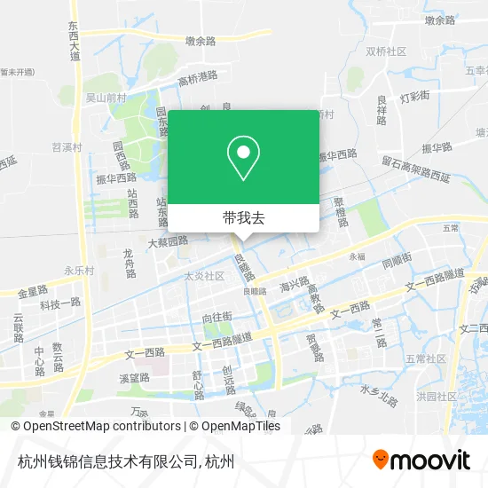 杭州钱锦信息技术有限公司地图