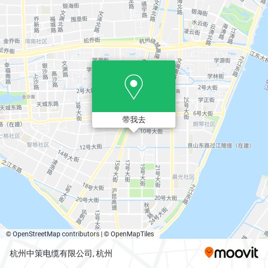 杭州中策电缆有限公司地图