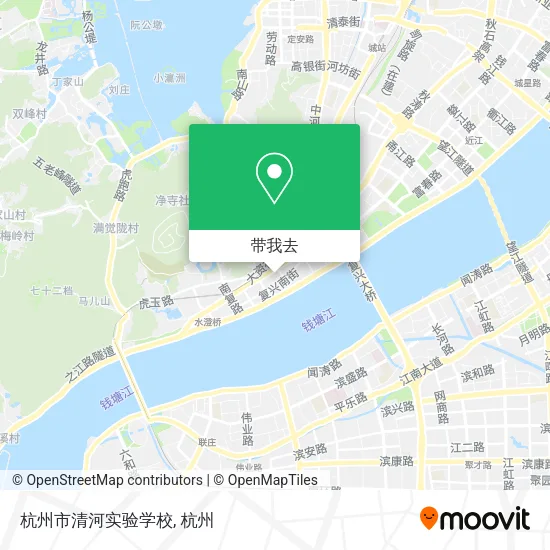 杭州市清河实验学校地图