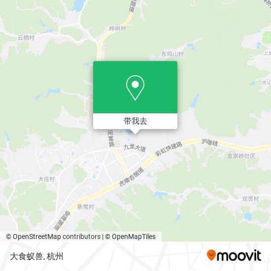 大食蚁兽地图