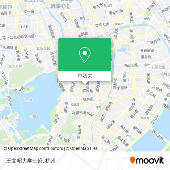 王文昭大学士府地图