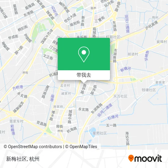 新梅社区地图