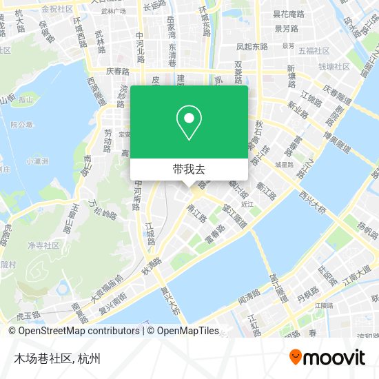 木场巷社区地图