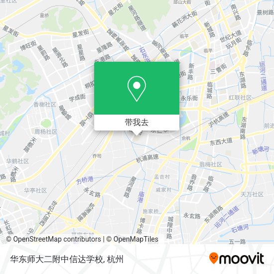 华东师大二附中信达学校地图