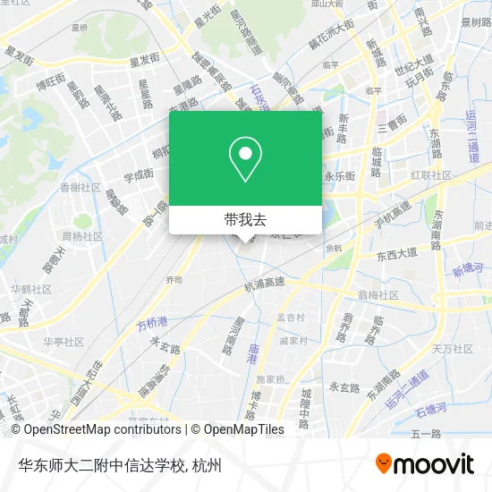 华东师大二附中信达学校地图