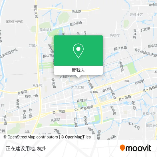 正在建设用地地图